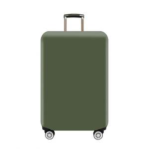 Protector de maleta al por mayor cubierta de maleta de equipaje de viaje en blanco de color sólido - Product Image 4