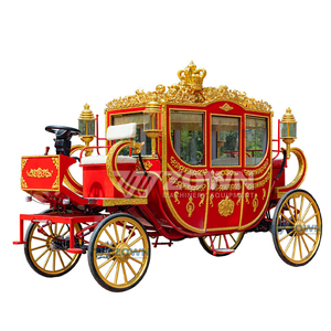 Carruaje Eléctrico Real de Lujo con Ahorro de Energía, 4 Ruedas, Estilo Retro para Alquiler en Bodas, Eventos y Sitios Turísticos - Product Image 2