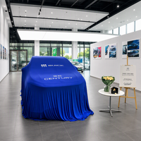 Housse de présentation de voiture en satin de soie de luxe haute densité avec logo personnalisé et tissu rétractable à haute élasticité