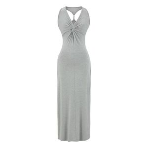 ชุดราตรีทรงเมอร์เมดสำหรับผู้หญิง ขายส่ง ดีไซน์ทันสมัย คอวีลึก สง่างาม เหมาะสำหรับงานปาร์ตี้ช่วงฤดูร้อน - Product Image 3