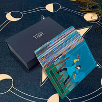 Jeu de cartes de tarot Oracles personnalisé de haute qualité, matériaux écologiques, effet mat, étanche et durable avec boîte magnétique