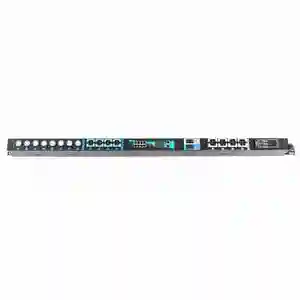 C19*4 C13*4 US Power Distribution Unit 1U PDU 100-250V Surge Protector Anti-Detachment Support 15A Power Strip