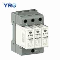 Paréo contre la surtension à 4 pôles, protège de la foudre, AC 40KA 420V SPD