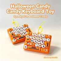 Clavier mécanique anti-stress créatif et mignon pour Halloween, 26 touches, jouet anti-stress, porte-clés, pendentif pour sac à dos, cadeau promotionnel