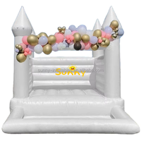 Château gonflable commercial mini pour extérieur, toboggan rebondissant, château de mariage, maison de fête, capacité 300 kg, installation facile