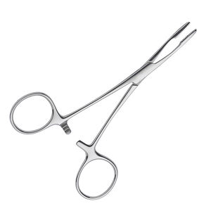 Pinces hémostatiques pour moustiques en acier inoxydable, droites et courbées, instrument chirurgical manuel en métal pour salle d'opération et clinique vétérinaire - Product Image 5