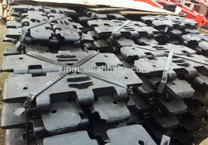 Pièces de rechange de train d'atterrissage de grue KH300 CCH500 CX500 <span class=keywords><strong>CX550</strong></span> KH125 SCC750 chaussure de voie - Product Image 4