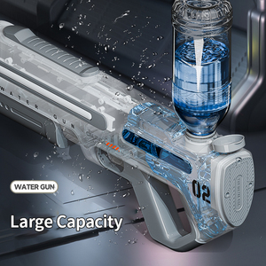 Pistola de Agua Eléctrica de Doble Modo con Almacenamiento de Agua, Juguete para Niños, Disparo de Largo Alcance, Automática y Manual, con Luces LED, Juguete Electrónico, Oferta de Verano - Product Image 5