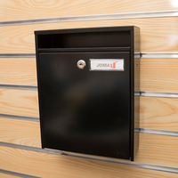 Boîtes aux lettres murales en acier galvanisé personnalisées pour l'extérieur, nouvelle arrivée, avec clés pour utilisation postale
