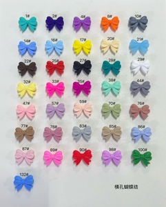 Custom Butterfly Silicone Beads <b>Bow</b> Keychain Bracelets Necklace Pacifier Teether <b>Clip</b> Chewing <b>Bow</b> Knot Focal Bead Food Grade BPA - Product Image 1