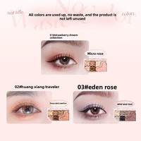 Tragbare Fantasy Star Sand Sechsfarben-Lidschattenpalette Vielseitige Erdfarben Einfach Aufzutragende Matte Lidschatten