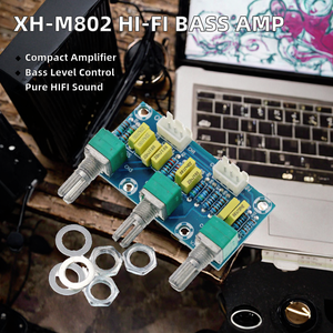 Module de préampli amplificateur mini XH-M802 avec réglage des basses et carte de réglage HIFI passive - Product Image 2