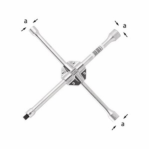 Clé en forme de X, outil multifonction réglable en métal de 272mm pour la réparation mécanique - Product Image 1