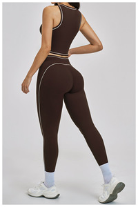 Conjuntos Deportivos para Mujer de Secado Rápido, Bra Deportivo con Espalda Cruzada, Leggings de Cintura Alta que Realzan la Figura, Ropa Deportiva para Gimnasio - Product Image 3