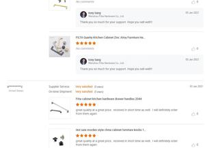 Pegangan Laci kabinet logam lemari perangkat keras dapur gagang tarik T 4451A - Product Image 5