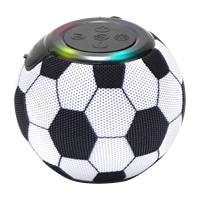 Speaker Portabel Nirkabel LED RGB Tahan Air Desain Baru Berbentuk Bola dengan Mic Terintegrasi, Waktu Putar 3-5 Jam untuk V5.3 500-1000mAh