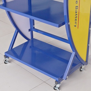 Présentoir mobile en métal pour accessoires et outils de pièces détachées de voitures particulières, idéal pour les salons professionnels et les magasins de détail - Product Image 5