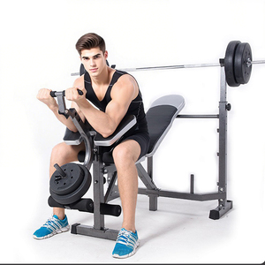 Panca Multifunzione Portatile per Allenamento Domestico, Regolabile e Pieghevole, per Sollevamento Pesi e Panca Piana - Product Image 4