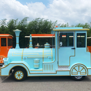 Tàu điện 175kwh 42 chỗ tham quan thành phố tàu Mini hop-on Hop-off tàu điện du lịch không theo dõi - Product Image 2