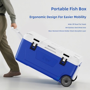 Boîte de pêche en mer isotherme en <span class=keywords><strong>plastique</strong></span> modèle Sen Tai 3325 ; Réfrigération et congélation adaptées ; Grande capacité ; Camping en plein air ; Équipée - Product Image 4