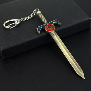 Collana con Ciondolo Spada Anime <span class=keywords><strong>Thundercats</strong></span>, Portachiavi in Metallo con Logo Leone, Gioielli da Uomo, Portachiavi del Film, Chaveiro - Product Image 3