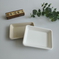 Plateau alimentaire en papier bodum thule, bagate biodégradable jetable, 3 5 compartiments plateau carrés pour aliments, viande Sushi, pour Fruits, pièces