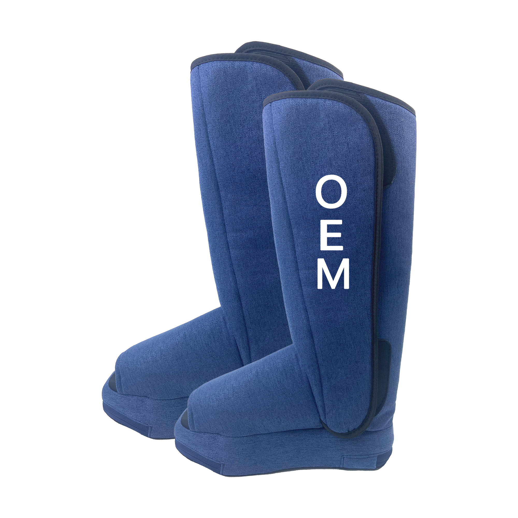 Custom Logo Wireless Air Pump Compression Leg Massager Pressure Therapy Recovery Massage Boots for Foot Application
