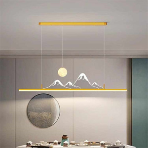Lámpara de techo Led con diseño de montaña, lámpara colgante moderna para sala de estar, dormitorio, estudio, comedor, decoración del hogar, iluminación - Product Image 4