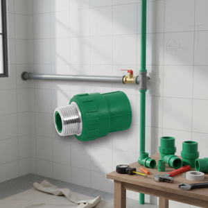 BOX 10 Adattatori Maschio PPR 1/2" con Inserto Metallico, FOSET - Product Image 3