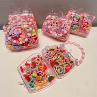 Nouveau serre-tête en forme de fleur en boîte de perles 2025 pour filles et bébés, élastique pour enfants, serre-tête pour enfants
