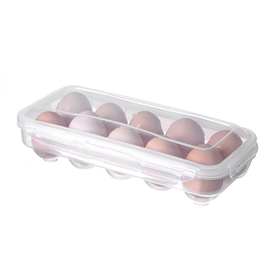 10 eggs PP plastic egg tray holder egg storage box with lid