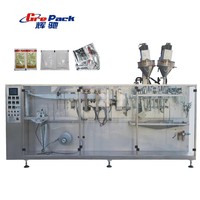 Hochgeschwindigkeits-Automatische Doppelbeutel-Verpackungsmaschine für Pulver Gewürze Paprika Kaffee Zucker Horizontale Doppelbeutel-Abfüllmaschine