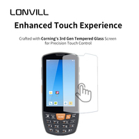 LONVILL Vente en gros ordinateur Android 12 NFC RFID PDA robuste scanner de codes à barres portatif industriel