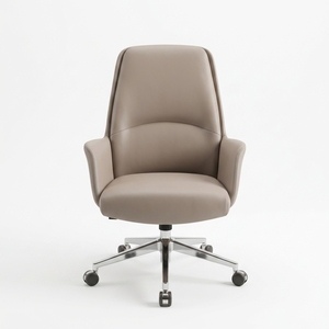 Silla de Oficina Giratoria de Cuero Moderna, Adecuada <span class=keywords><strong>para</strong></span> Computadora, Conferencias, Recepción, <span class=keywords><strong>Ajedrez</strong></span>, Juegos de Cartas y Aprendizaje - Product Image 1