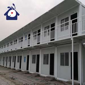 Panel de sándwich prefabricado Modular moderno de alta calidad, casa de contenedor plegable impermeable respetuosa con el medio ambiente de acero - Product Image 1