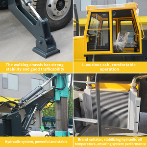 회전식 천공기(로터리 드릴링 리그 머신) - 말뚝 기초 공사 및 심층 굴착 프로젝트 공급 - Product Image 5