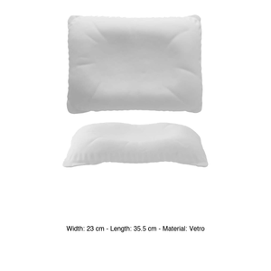 Gourmet Glass Flat Cushion 35.5 × 23 cm Handcrafted M1934 - Product Image 3