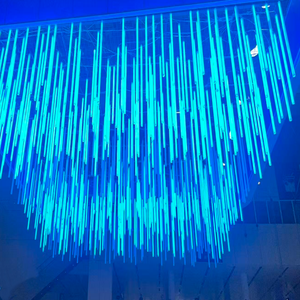 Luci Tubolari LED 3D DMX512 DC24V 23W 1 Metro per Decorazione Soffitto, Luci da Palcoscenico RGB, Tubo Luminoso Sospeso - Product Image 2