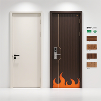 Fabricant chinois personnalisé 60 minutes portes en bois résistantes au feu portes intérieures dalles pour maisons pour hôtel pour appartement