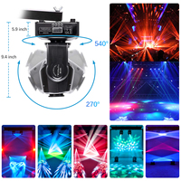 30W RGBW LED Mini Bühnenlicht Gobo Beam Moving Head DJ Disco RGBW Bühnenbeleuchtung