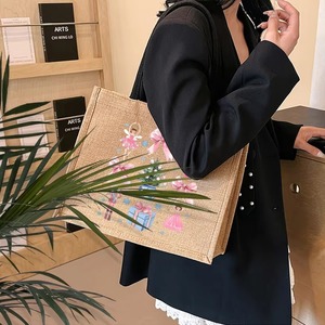 Bolsa <span class=keywords><strong>de</strong></span> Lona con Estampado <span class=keywords><strong>de</strong></span> <span class=keywords><strong>Ballet</strong></span> <span class=keywords><strong>Cascanueces</strong></span>, Bolsa <span class=keywords><strong>de</strong></span> Compras Reutilizable con Temática Navideña - Product Image 1