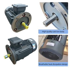 มอเตอร์เหนี่ยวนำไฟฟ้ากระแสสลับแบบอะซิงโครนัสสามเฟส Beide4KW 1500 รอบต่อนาที รุ่น 1TL0003-1BB23-3FA4 IP55 IMB5 380V 50Hz แบบปิดสนิท - Product Image 1