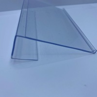 Étagère de signe d'étiquette de prix de PVC durable avec la publicité adaptée aux besoins du client