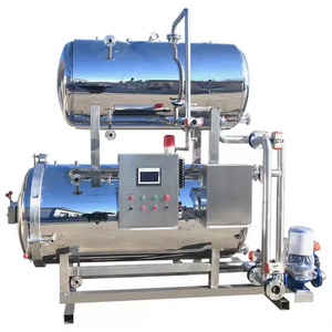Autoclave à pulvérisation d'eau pour la stérilisation des aliments en conserve - Product Image 1