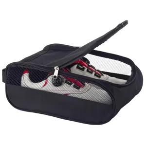 New design promotional sport soccer or basketball golf shoe bag with zipper closure