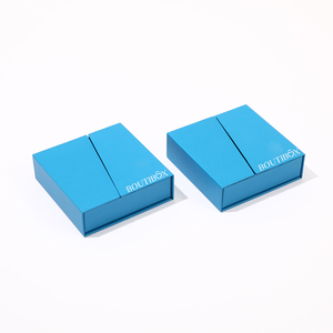 Scatola per <span class=keywords><strong>Gioielli</strong></span> di Lusso Eco-Friendly in Materiali Riciclati Biodegradabili, con Doppia Porta Magnetica e Fodera in Spugna, Sacchetto di Carta per Matrimoni - Product Image 4