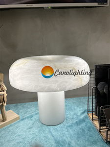 Thiết kế mới màu sắc phong cách đơn giản bằng đá cẩm thạch nấm người bán hàng tốt nhất sản phẩm Alabaster bảng đèn - Product Image 6