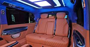 Canapé-lit de luxe pour voiture, utilisé pour la conversion de véhicule avec fonction coulissante et accoudoir central, sièges couchants pour bus - Product Image 6