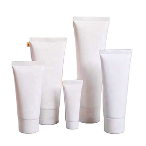 Wholesale Empty <b>Plastic</b> PE Squeeze Cosmetic <b>Tube</b> 100g Facial Cleanser <b>Tubes</b> with Flip Top Cap - Product Image 6