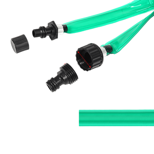 Betrouwbare groene flexibele PVC-tuinslang met anti-UV bescherming, veilige connectoren en lekbestendige aansluitingen voor tuinieren - Product Image 4